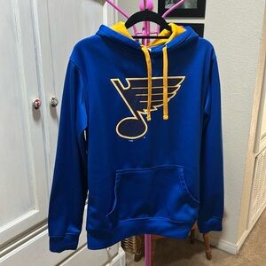 EUC women’s St. Louis Blues NHL pullover hoodie size L